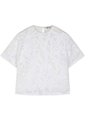 Ports 1961 lace-detailing top - White