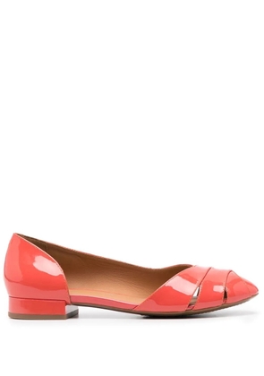 Geox PHEBY leather ballerinas - Orange