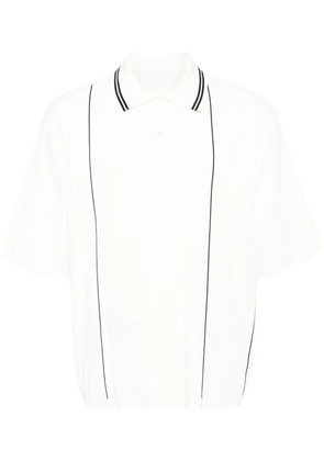 CROQUIS knitted polo shirt - White