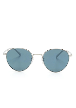 Oliver Peoples Rhydian oval-frame sunglasses - Silver
