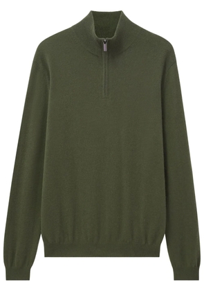 Pringle of Scotland half-zip cashmere jumper - Green