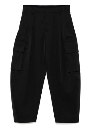 CROQUIS zip-up trousers - Black