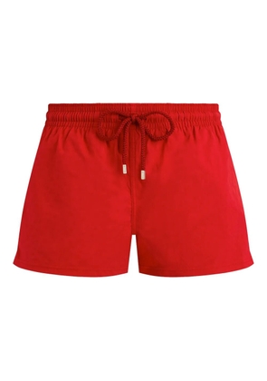 Vilebrequin turtle jacquard swim shorts - Red