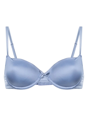Fleur Du Mal Luxe seamless balconette bra - Blue