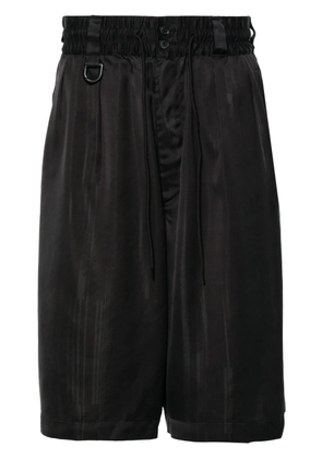 Y-3 3S drawstring-waist track shorts - Black