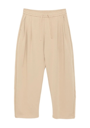 CROQUIS pleated cotton trousers - Neutrals