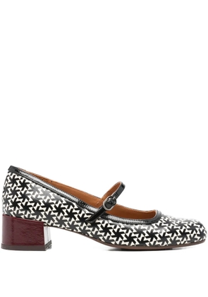 Chie Mihara Reni patterned pumps - Black