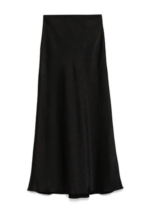 Goen.J bias-cut skirt - Black