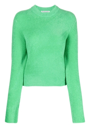 Alexander Wang round neck jumper - Green