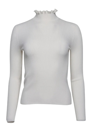 Akris Punto ruffled-collar top - White