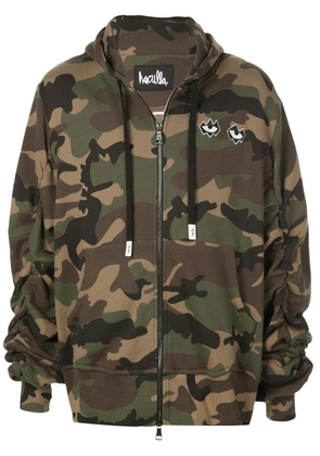 Haculla Never Duplicated camouflage hoodie - Green
