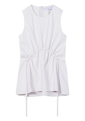 Proenza Schouler White Label drawstring-detail faux-leather top