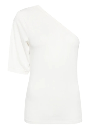 Thom Krom one-shoulder soft-jersey top - Neutrals
