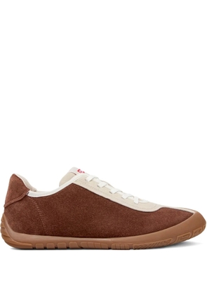 Camper Peu Path Twins suede-panel sneakers - Brown