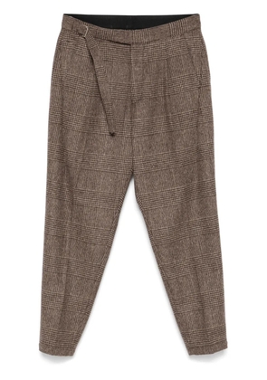 White Mountaineering Glen trousers - Brown