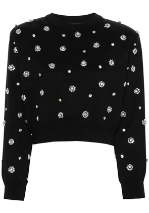 ROTATE BIRGER CHRISTENSEN sequin-embellished jumper - Black