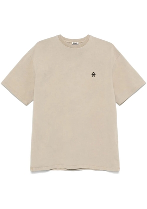 AVAVAV embroidered-logo T-shirt - Neutrals
