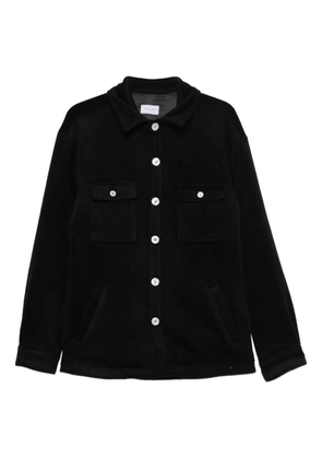 Family First button-up overshirt - Black