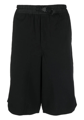 Y-3 drawstring bermuda shorts - Black