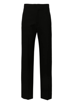 Victoria Beckham Grain De Poudre tapered trousers - Black