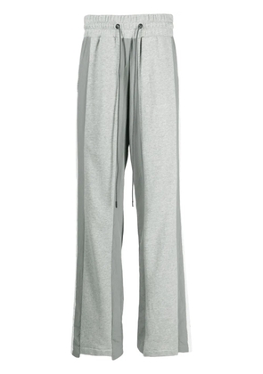 Mostly Heard Rarely Seen striped cotton track pants - Grey