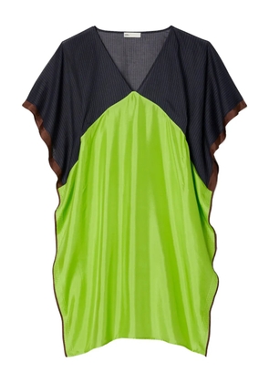 Tory Burch colourblock midi dress - Green