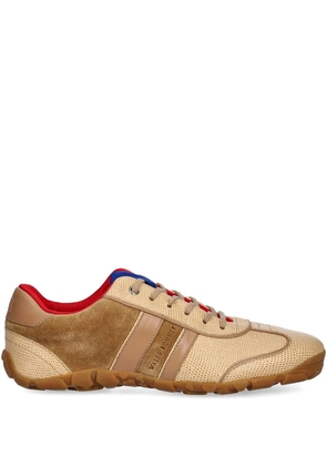 Wales Bonner leather lace-up sneakers - Neutrals