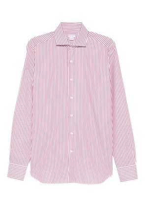 Orian striped-pattern shirt - Red