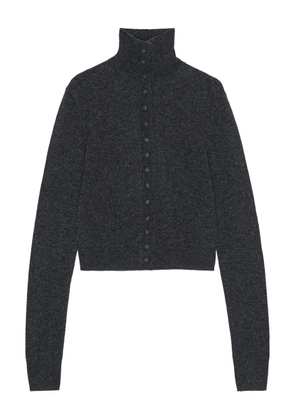 REMAIN high-neck button cardigan - Grey