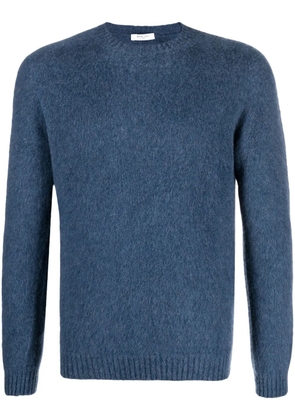 Boglioli knitted crew-neck jumper - Blue