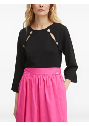 MARCIANO by GUESS button-cutout top - Black