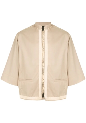 Haider Ackermann chinese styled-shirt - Brown