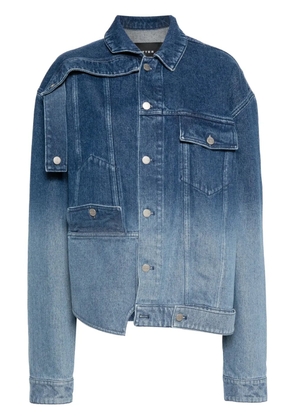 Botter asymmetric deconstructed denim jacket - Blue