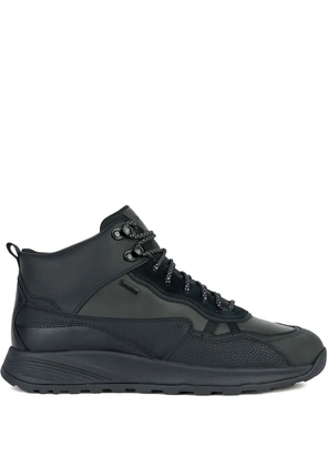 Geox lace-up leather boots - Black
