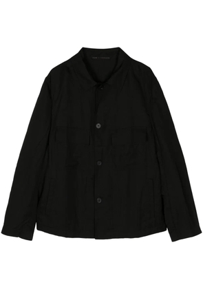 Forme D'expression button-up shirt jacket - Black