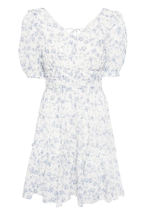 b+ab Floral Print Dress - White