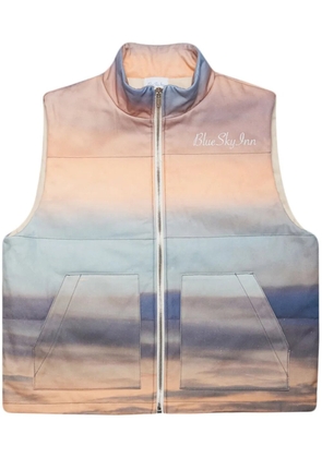 BLUE SKY INN Sunrise Clouds padded gilet