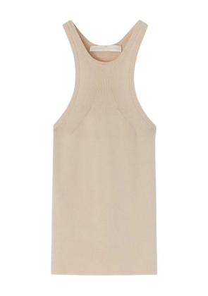 Ermanno Scervino ribbed halter-neck top - Neutrals