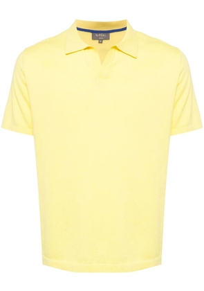 N.Peal fine-knit polo shirt - Yellow