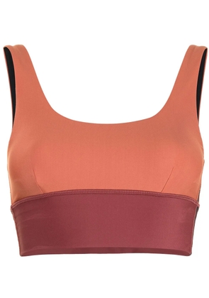 The Upside Murti Daisy two-tone sports bra - Orange