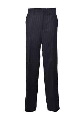 Nineminutes stripe-pattern trousers - Blue