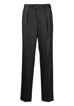 Caruso straight-leg wool trousers - Grey