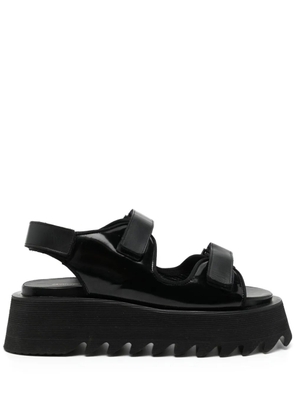 Junya Watanabe lugged flatform sandals - Black