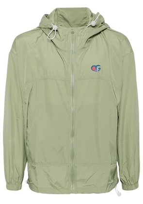 Ground Zero logo-print lightweight jacket - Green