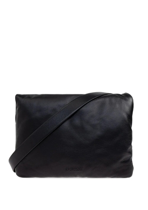 Sportmax padded leather cross body bag - Black