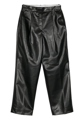 Calvin Klein pleated straight-leg trousers - Black