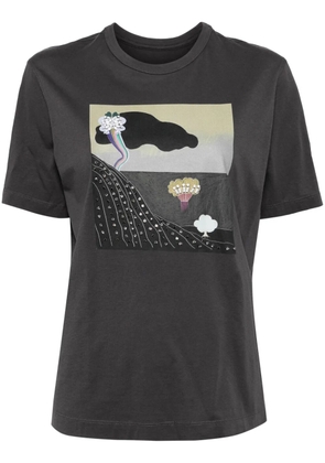 JNBY printed short-sleeved T-shirt - Grey
