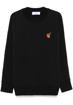 Études Studio apple-embroidered sweatshirt - Black