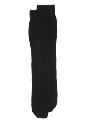 Falke text-print crew socks - Black