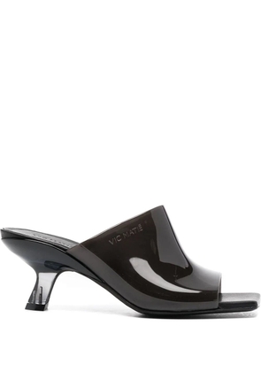 Vic Matie 70mm square-toe sandals - Brown